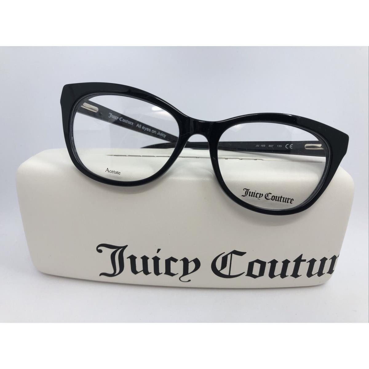 Juicy Couture JU 169 807 Black 53.18.135 Women s Eyeglasses Frames W/case