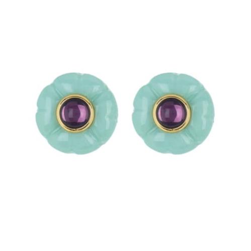 Kate Spade New York Confection Pastry Blue Stud Earrings Women`s Jewelry 1026