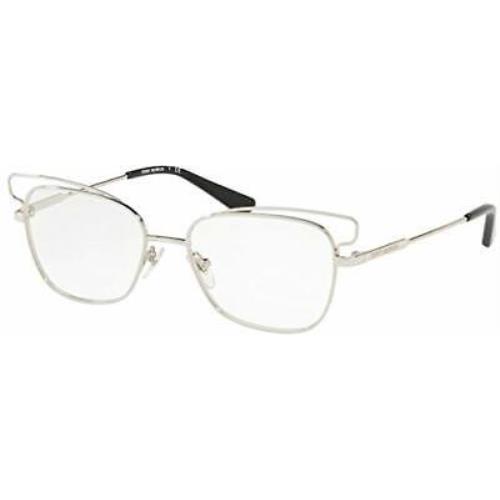 Tory Burch Rx TY1056-3161 Eyeglasses Shiny Silver 53mm