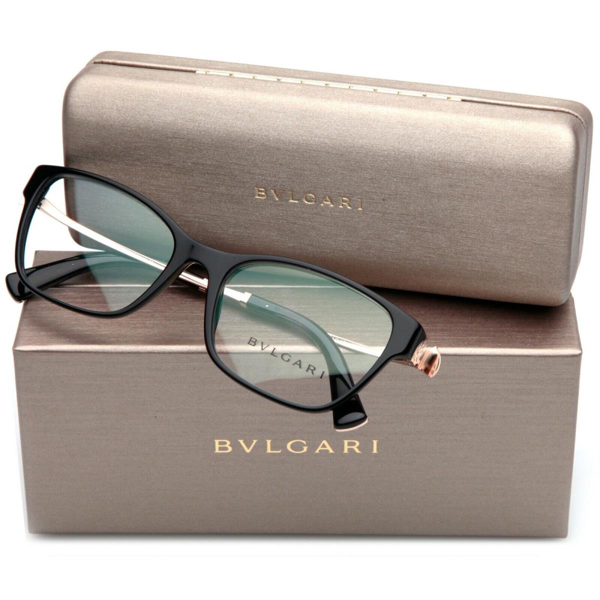 Bvlgari 4159-B 501 Black Eyeglasses Glasses 54-17-140 B38mm Italy