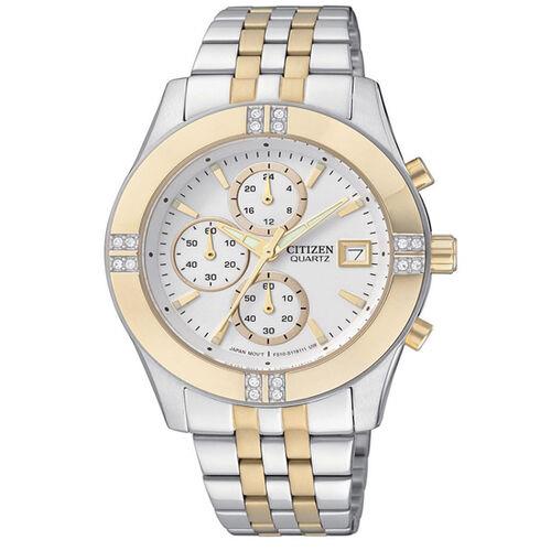 Citizen FA1044A-51A Ladies T Tone Watch with Accent Stones