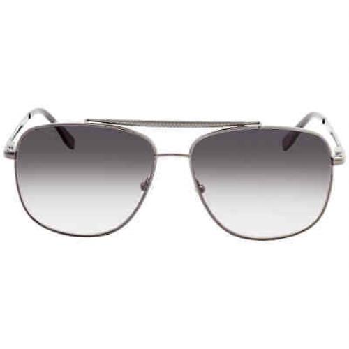 Lacoste Grey Rectangular Men`s Sunglasses L188S 033 59 L188S 033 59