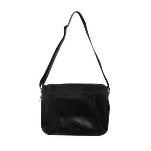 Roberto Cavalli Men`s Black Shoulder Messenger Bag