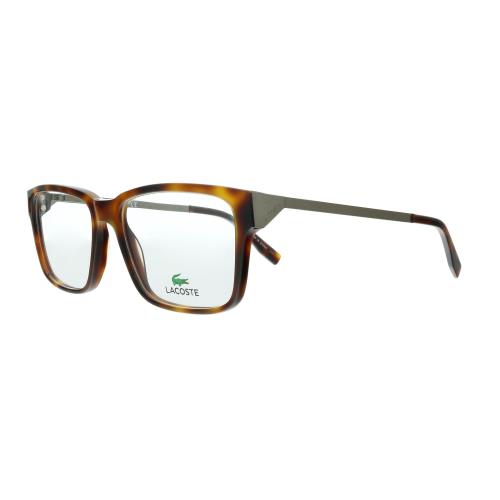 Lacoste L2867 214 Havana Modified Rectangle Eyeglasses