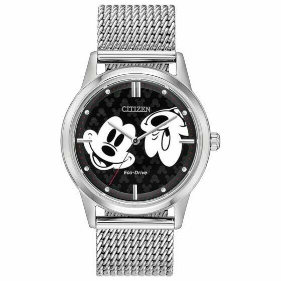 Citizen Mickey Mouse FE7060-56W Unisex 40mm Silver-tone Watch