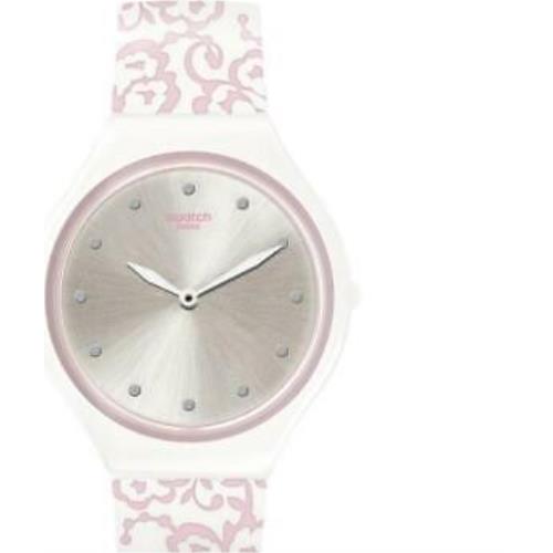 Swatch Skin Skindentelle Pink Ultra-thin Silicone Women Watch SVOW102