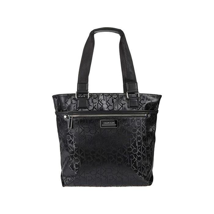 Calvin Klein Sussex Black Nylon Tote Bag Women`s Handbag B3234