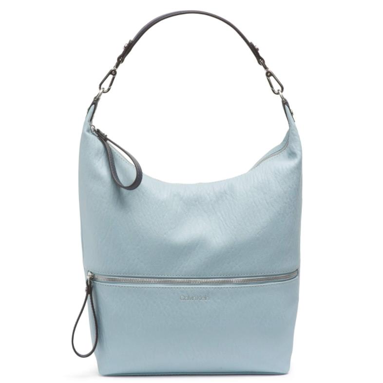 Calvin Klein Elaine Blue Hobo Bag Women`s Handbag B3203