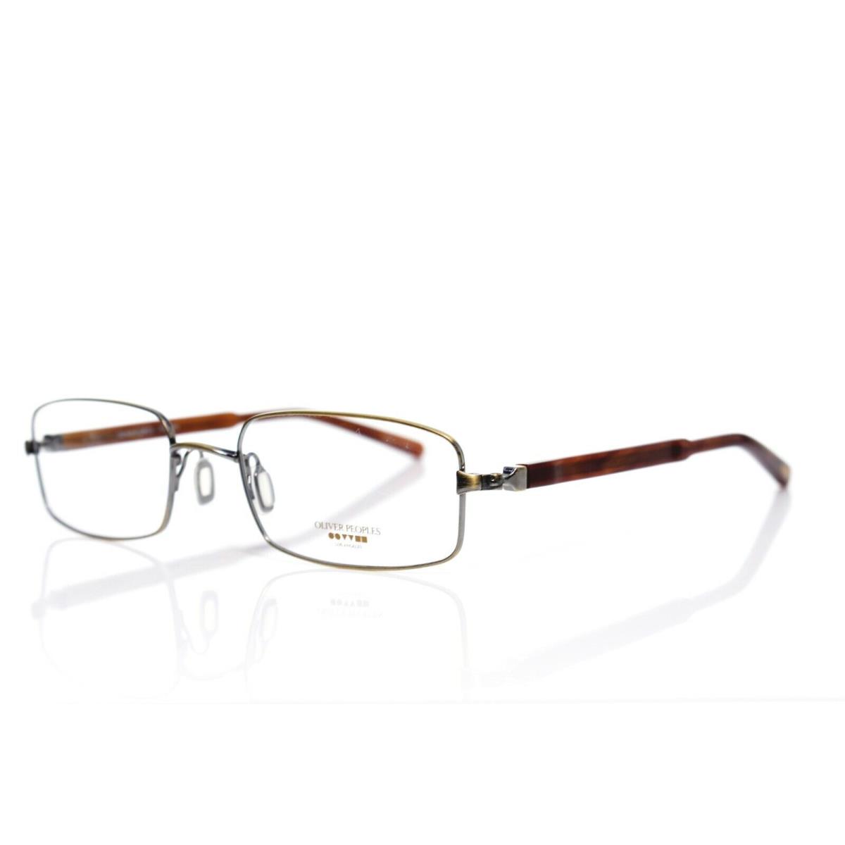 Oliver Peoples Eyeglasses Antique Gold 52-19-143 Ruston Ag/myb