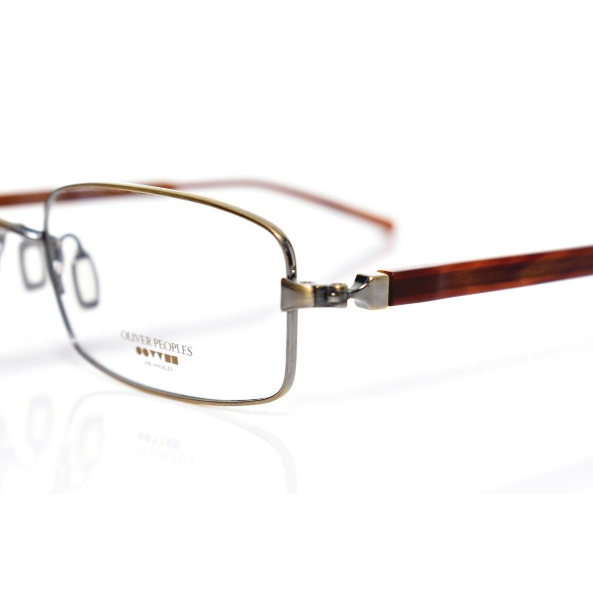 Oliver Peoples Eyeglasses Antique Gold 52-19-143 Ruston Ag/myb