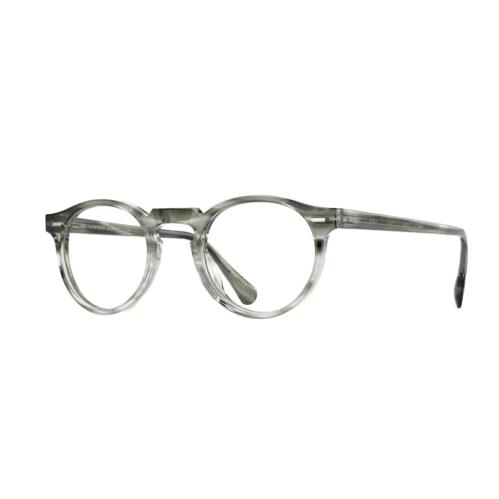 Oliver Peoples 0OV 5186 Gregory Peck 1705 Washed Jade Eyeglasses - Frame: Blue Gray, Lens: