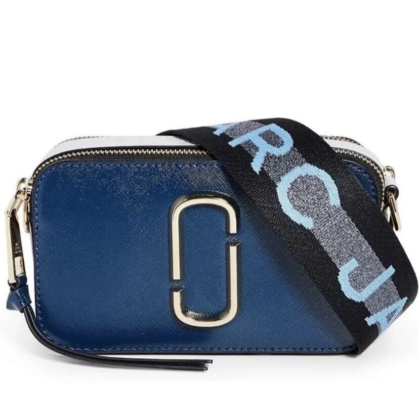 Marc Jacobs Women`s Snapshot Camera Bag Blue Sea Multi