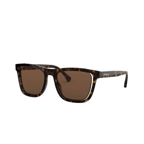 EA4126F-5089/73_51 Mens Emporio Armani Rectangle Sunglasses