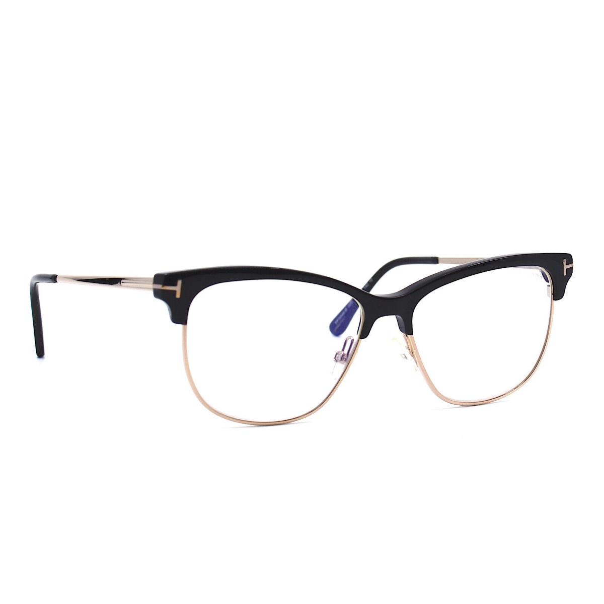 Tom Ford TF5546-B Blue Block Gold Black Eyeglasses Frame 52-14 17 - BLACK GOLD , BLACK GOLD Frame