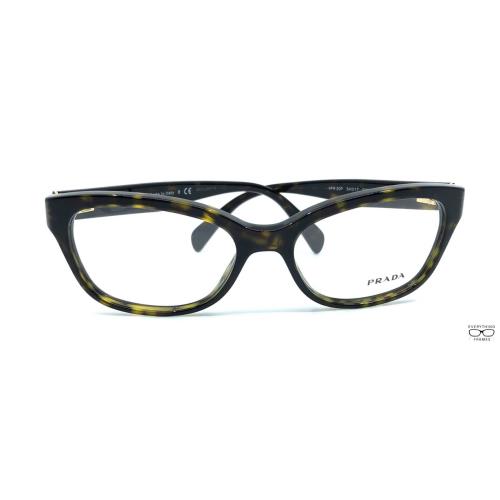 Prada PR20P 2AU Dark Havana Eyeglasses 54