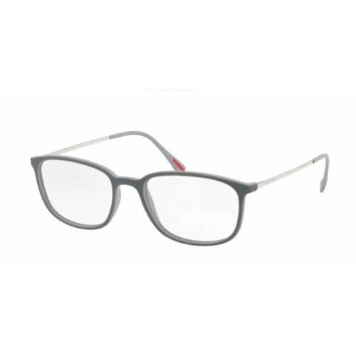 Prada Linea Rossa PS 03HV VIM1O1 Grey Rectangle Men`s 55 mm Eyeglasses