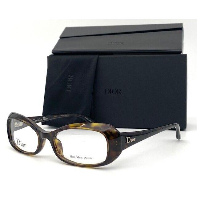 Christian Dior CD3213 0086 Green Brown Havana / Demo Lens 52mm Eyeglasses