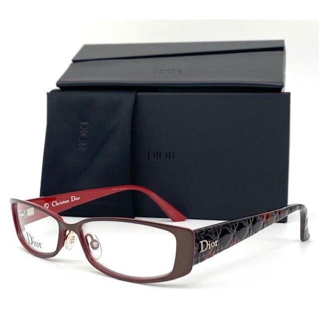 Christian Dior CD3763 0XLB Brown Red / Demo Lens 51mm Eyeglasses