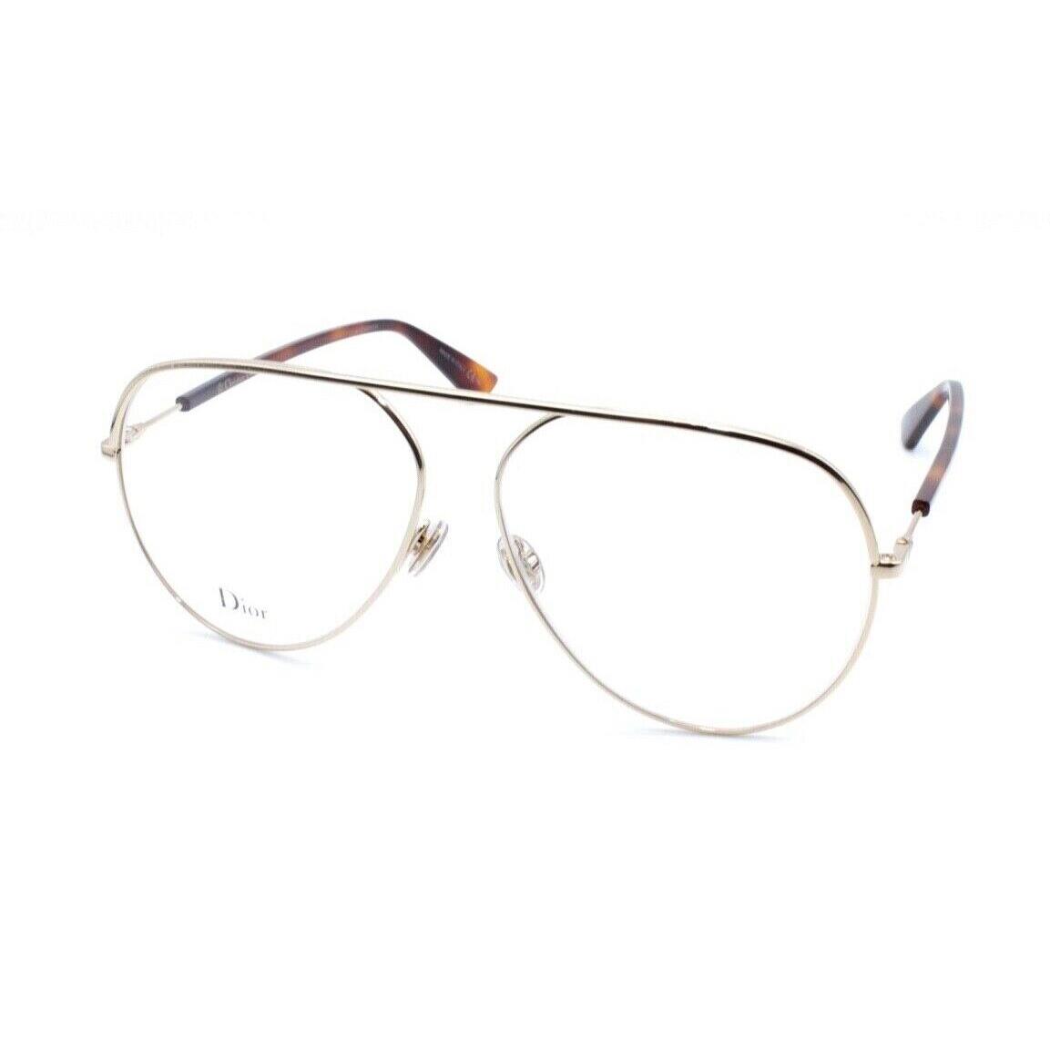Christian Dioressence 15 0J5G 58.12 145 Gold Metal Aviator Womens Eyeglasses - Gold Frame