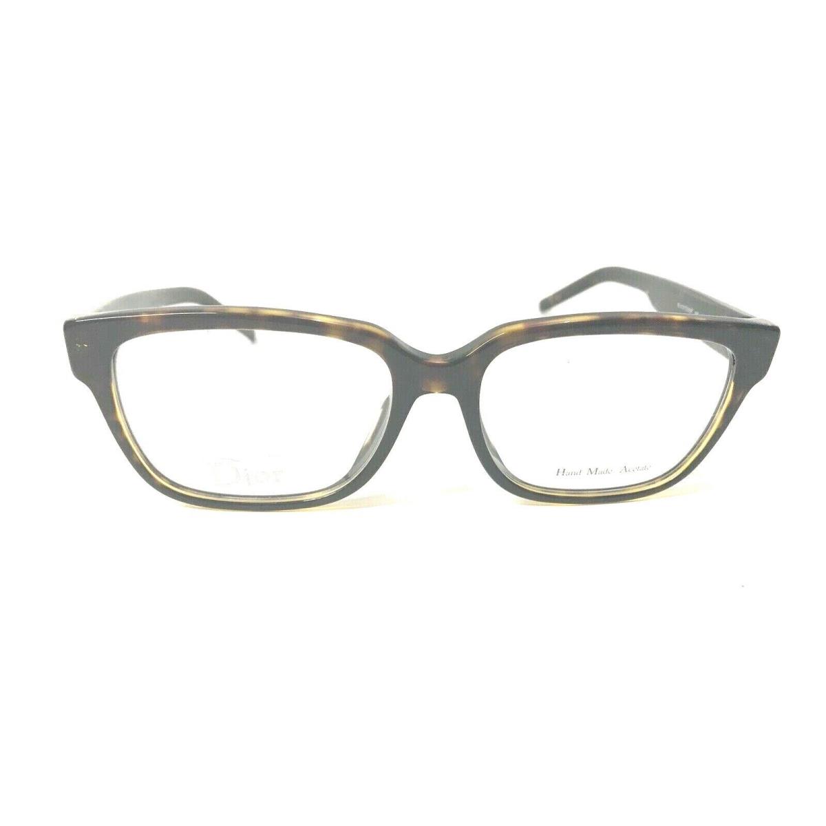 Christian Dior Eyeglasses Frames Black Tie 189F 98B Habana Italy