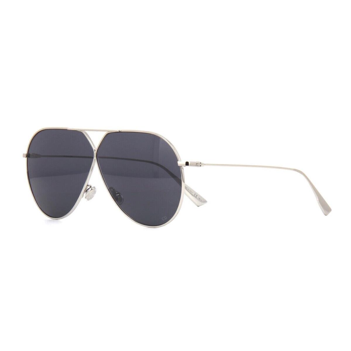 Christian Dior STELLAIRE3 3YGIR Silver Grey Aviator Sunglasses Italy