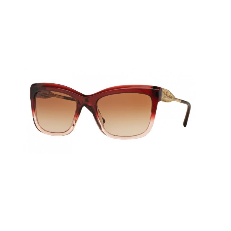 Burberry BE4207-355313-56 Women`s Bordeaux Pink Brown Gradient Lens Sunglasses - Frame: Bordeaux, Lens: Brown