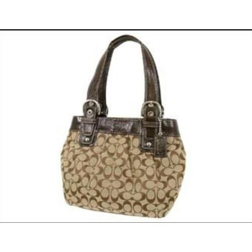 Coach Pleated Signature NS Tote Bag F15047