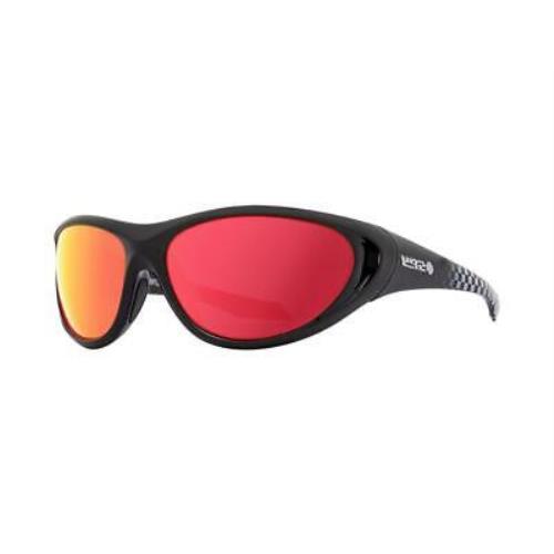 Spy Optics Scoop 2 Black Checkered Fade Sunglasses HD Plus Rose with Red Spectra