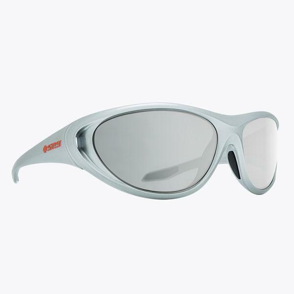 Spy Optics Scoop 2 Metallic Chrome Sunglasses HD Plus Gray Green with Silver