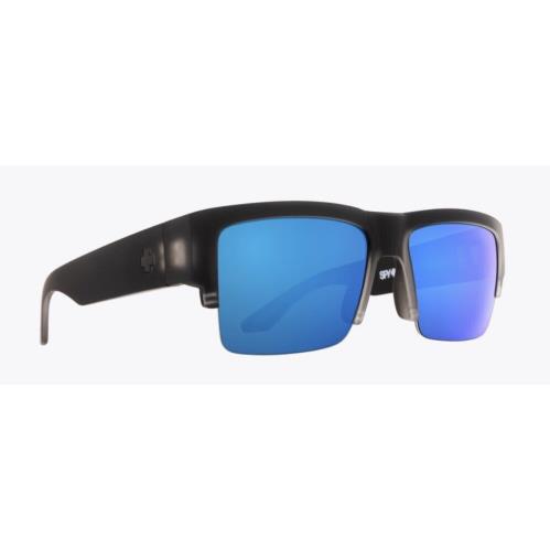 Spy Optic Cyrus 5050 Sunglasses - Matte Black Ice / Happy Gray Green Dark Bl