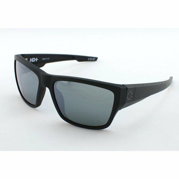 Spy Optics Dirty Mo 2 Matte Black Sunglasses HD Plus Gray Green with Silver