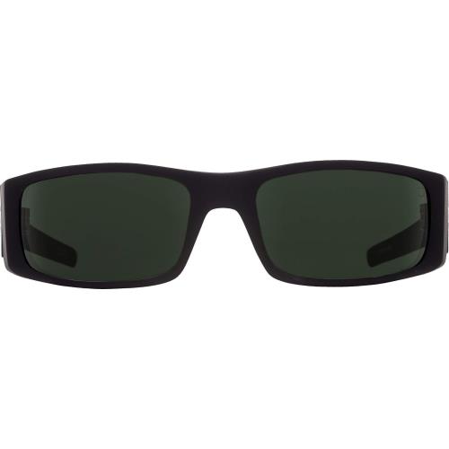 Spy Optic Hielo Wrap Sunglasses Soft Matte Black/happy Gray/green - Soft Matte Black/Happy Gray/Green, Frame: Black, Lens: Gray