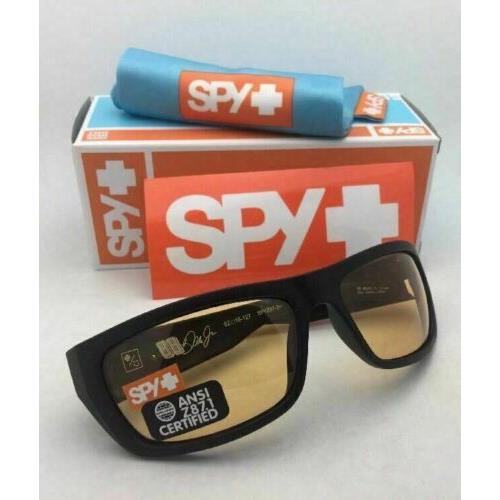 SPY Optics sunglasses DEGA - Matte Black Frame, Yellow ANSI Z87.1 Lens