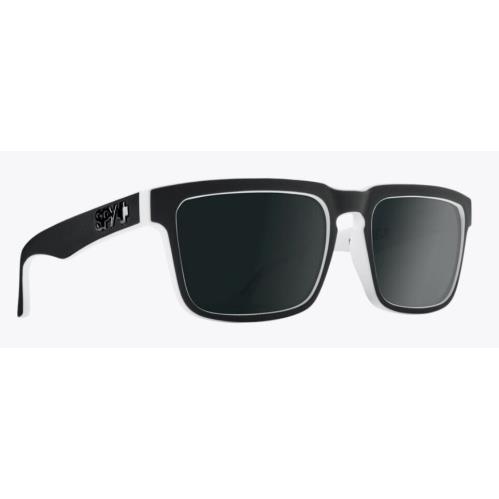 Spy Optic Helm Sunglasses - Whitewall / Hd+ Gray Green Polar Black Spectra