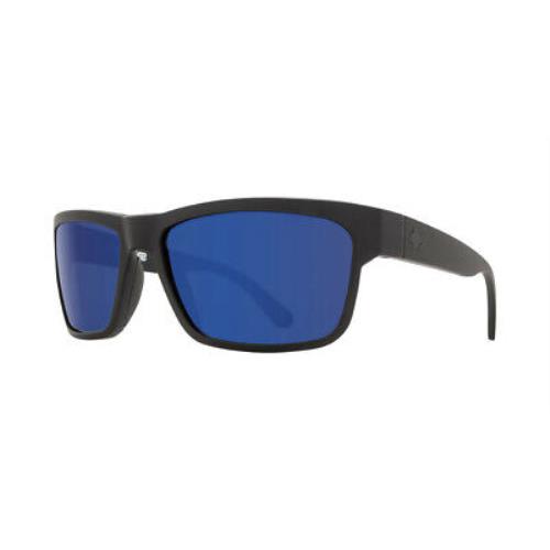 Spy Optics Frazier Matte Black Sunglasses HD Plus Bronze Polarized with Blue