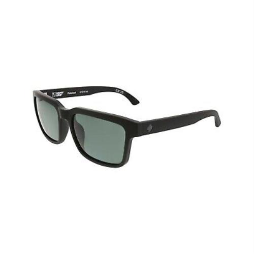 Spy Optics Helm 2 Matte Black Sunglasses HD Plus Gray Green Polarized