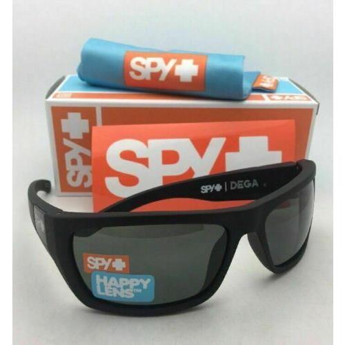 Spy Optic Ansi Z87.1 Safety Sunglasses Dega Matte Black Frames W/grey Lenses