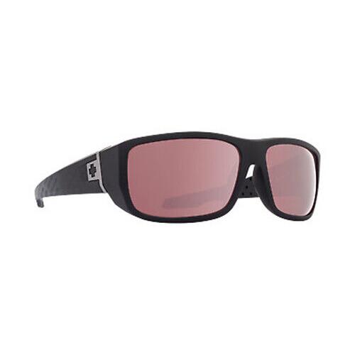 Spy Optics MC3 Matte Black Logo Fade Sunglasses HD Plus Rose Polarized