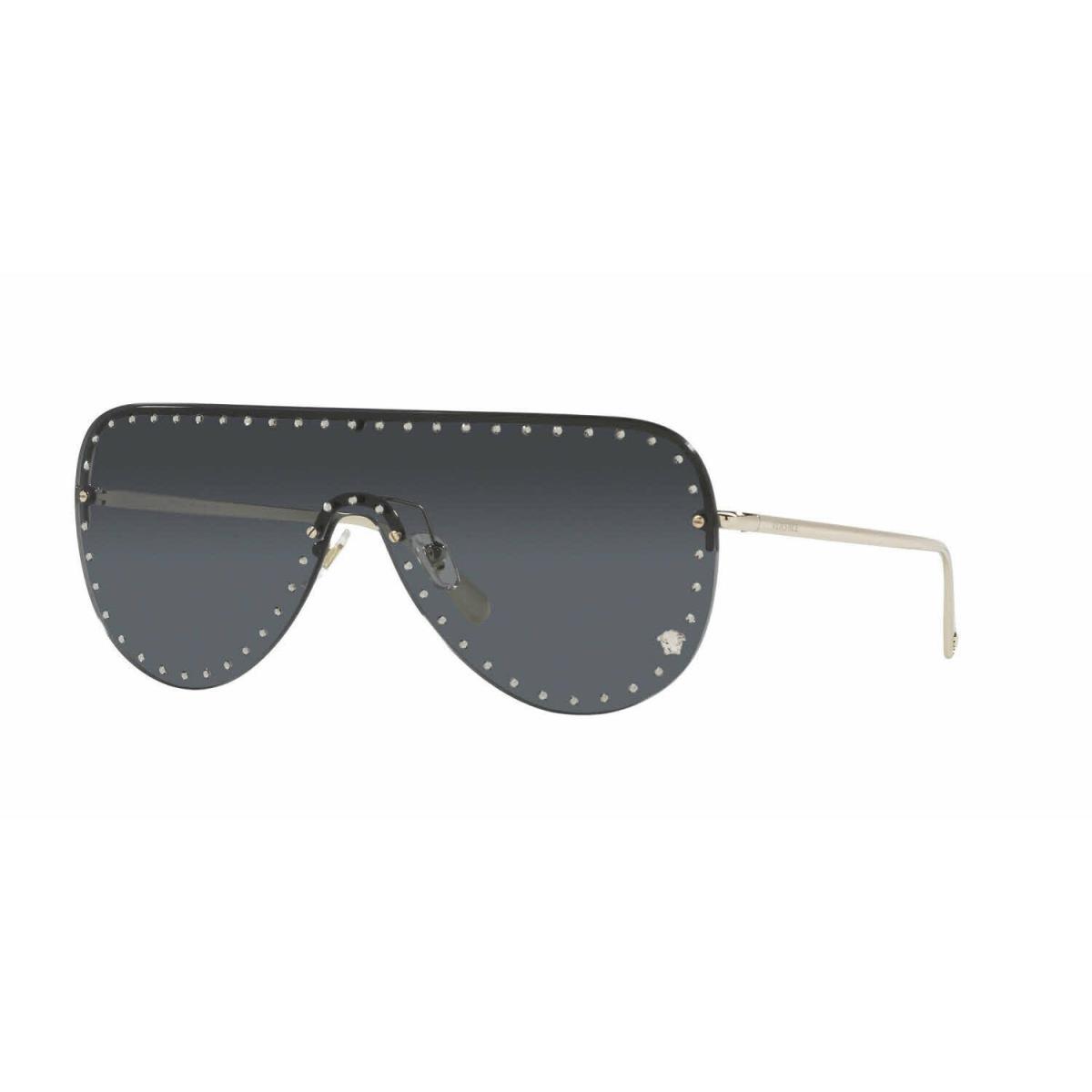Versace Sunglasses VE2230B 125280 45mm Pale Gold / Dark Blue Lens