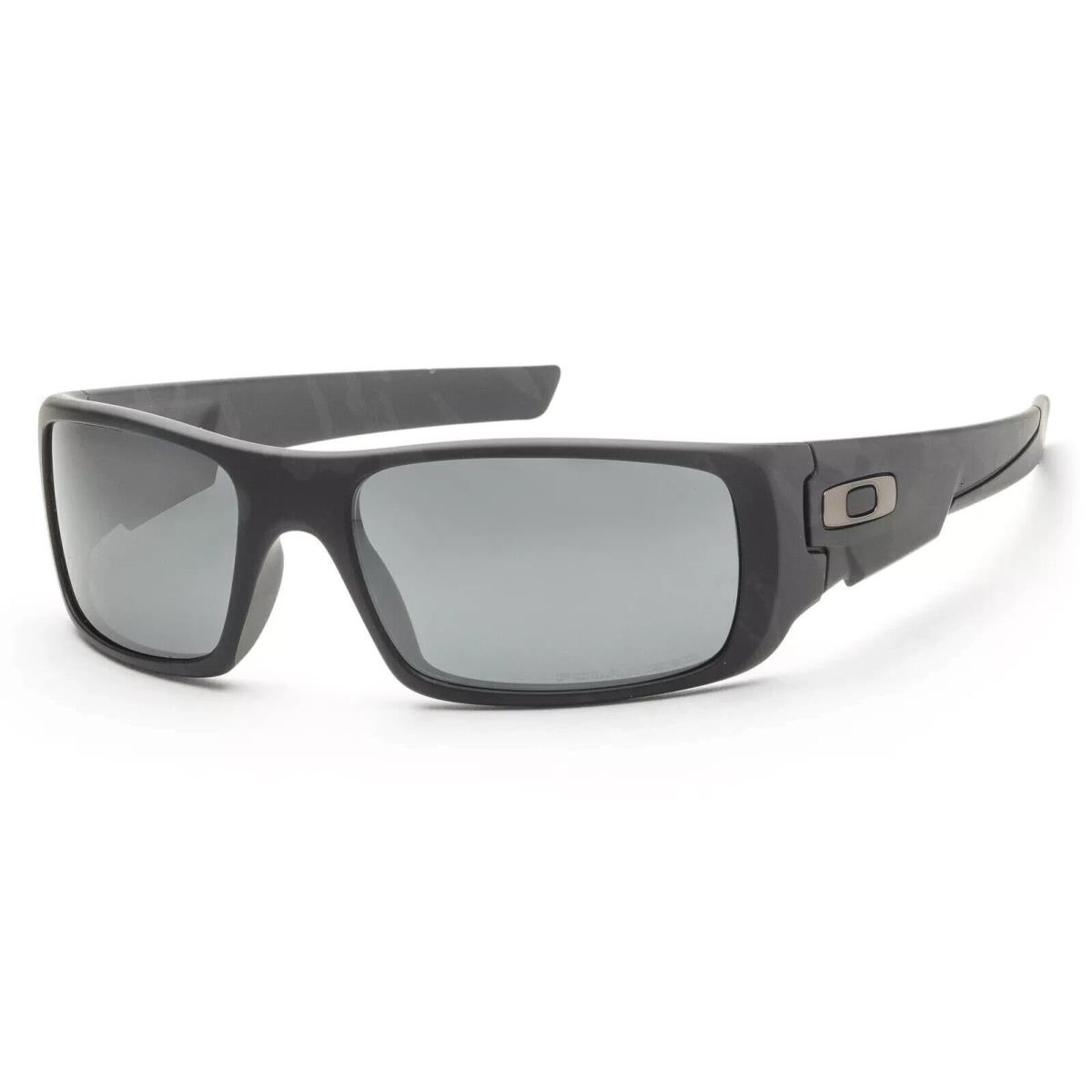 Oakley Men`s Polarized OO9239-31 Crankshaft 60mm Shadow Camo Sunglasses - Frame: Black, Lens: Gray, Other Frame: Shadow Camo