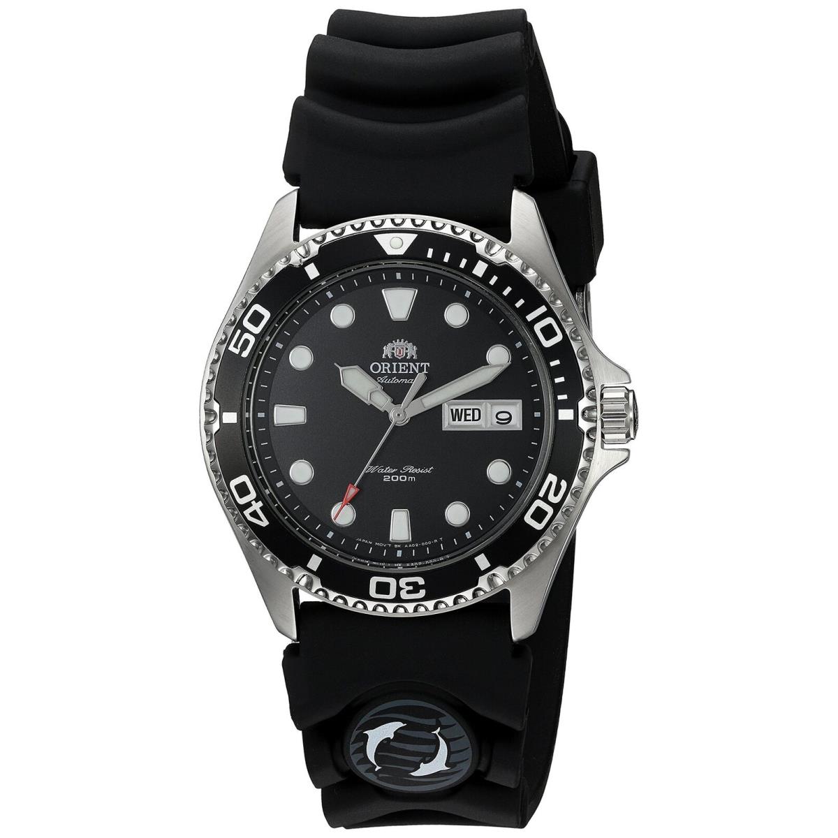 Orient Men`s Ray II Rubber Automatic Diving Watch FAA02007B9