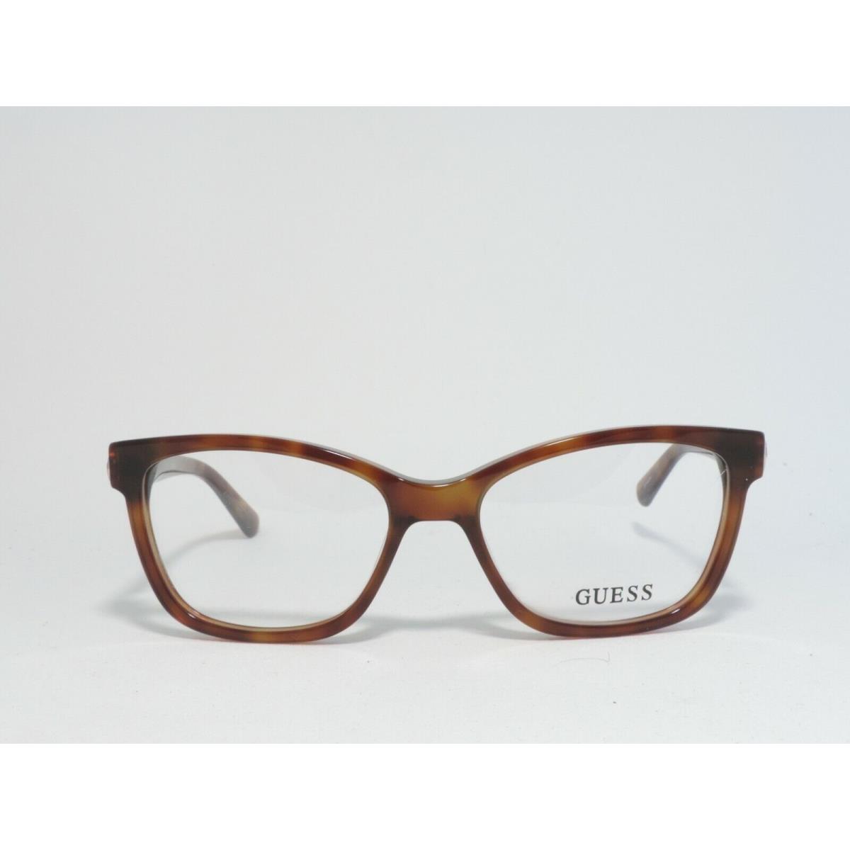 Guess GU2492 Full Rim Acetate Eyeglass Frames 052 Havana 52-16-135