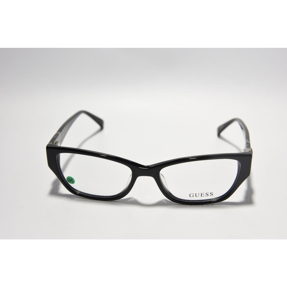 Guess GU2408 Plastic Eyeglass Frames Black Tort 52-16-140