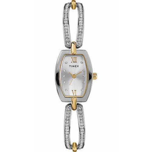 Timex TW2T58400 Women`s Analog Watch Two-tone Steel Bracelet