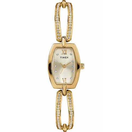 Timex TW2T58300 Women`s Analog Watch Gold-tone Steel Bracelet