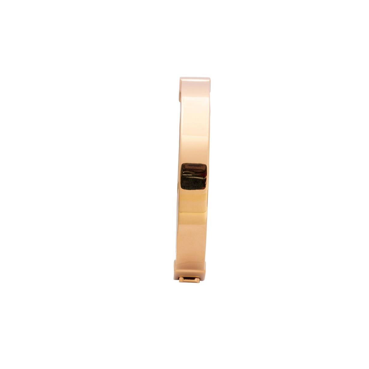 Michael Kors MKJ1047710 Women`s Gold Stainless Steel Hinge Bangle Bracelet