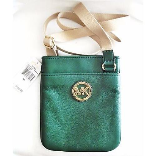 Michael Kors Malachite Green Soft Leather Crossbody Messenger Bag - Michael  Kors bag - 887042832185 | Fash Brands