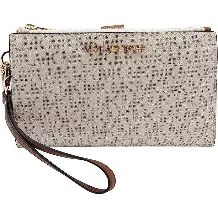 Michael Kors Jet Set Double Zip Wristlet Phone Wallet