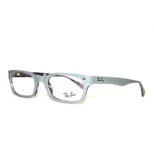 Ray-ban Ray Ban RB 5150 5718 Grey Havana Violet RX Eyeglasses 48 MM