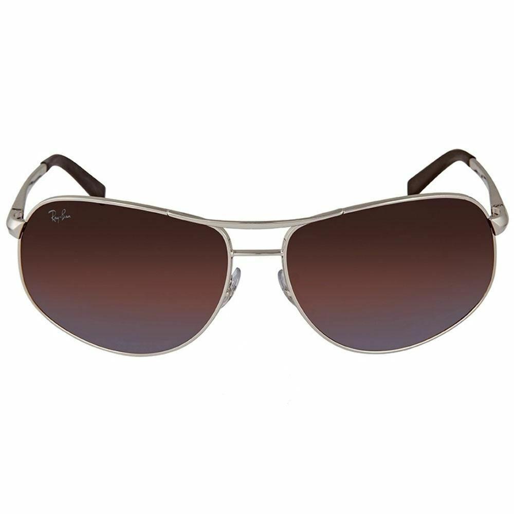 Ray Ban Aviator Men`s Sunglasses W/brown Gradient Lens RB3387 003/68